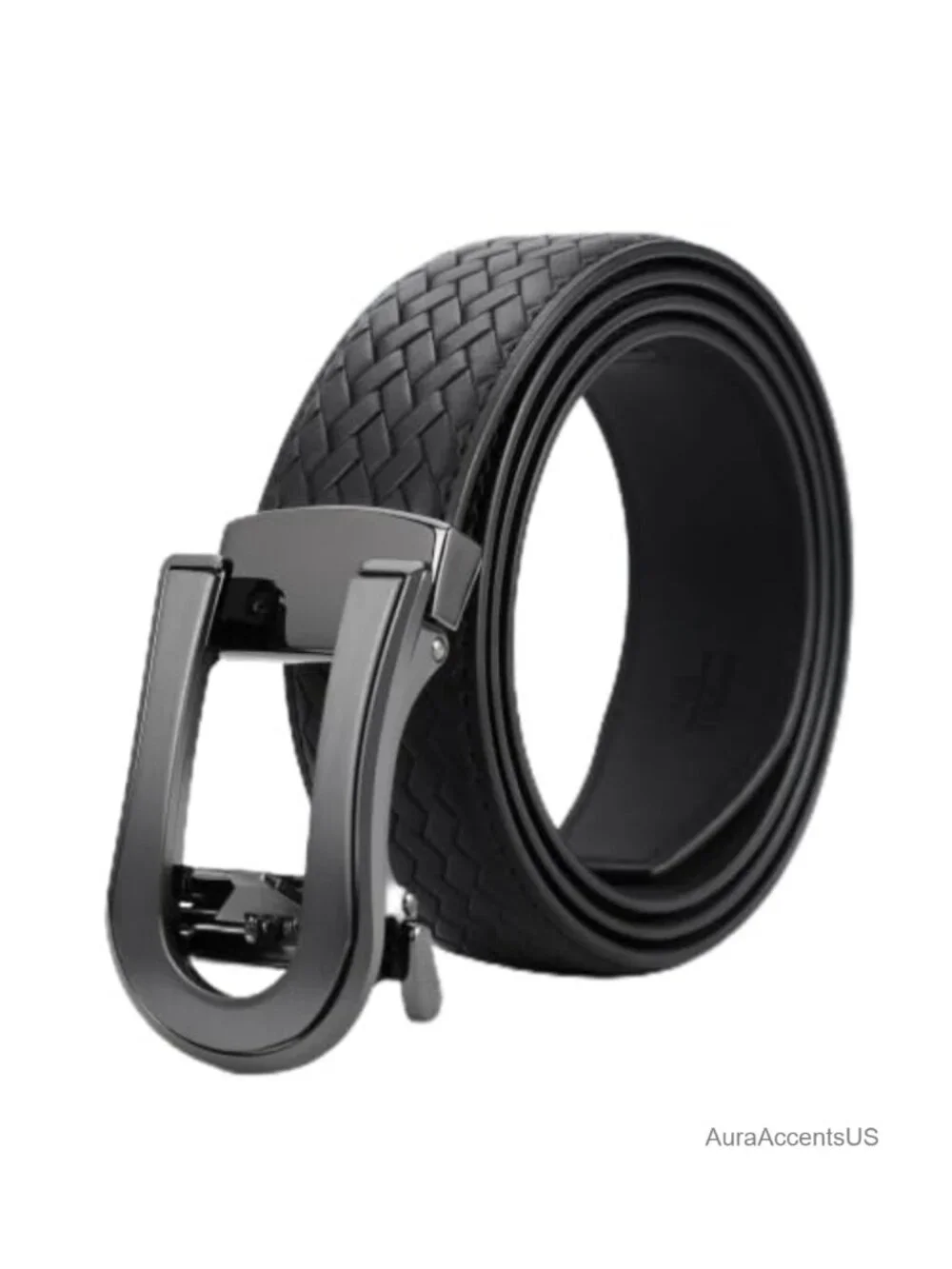 Men's Ratchet Belt - Trim Fit Adjustable Leather Click Slide Dress Casual Gift